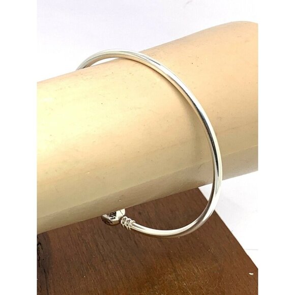 PANDORA Women's Bracelet 7.25'' Charm Round Clasp .925 Sterling Silver 590713 - Picture 7 of 10